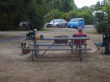 Last night of the itinerary at Champoeg