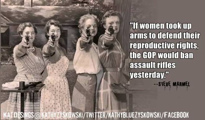 If women took up arms