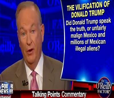 Trump Immigration OReilly