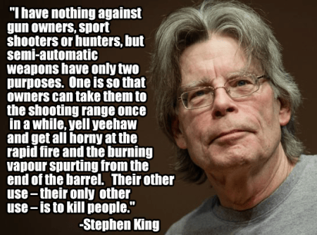 stephen king on semi auto rifles