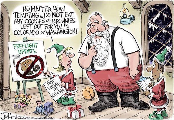santa pot brownies and cookies