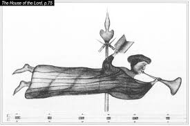 atop the nauvoo temple weathervane moroni and masonic image