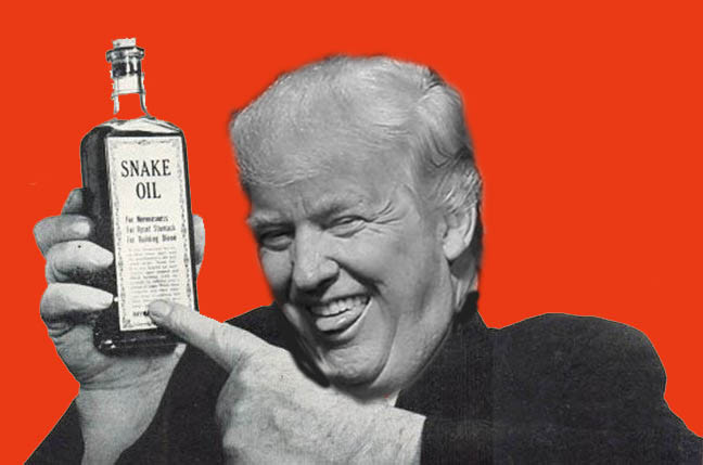 snake oil trump