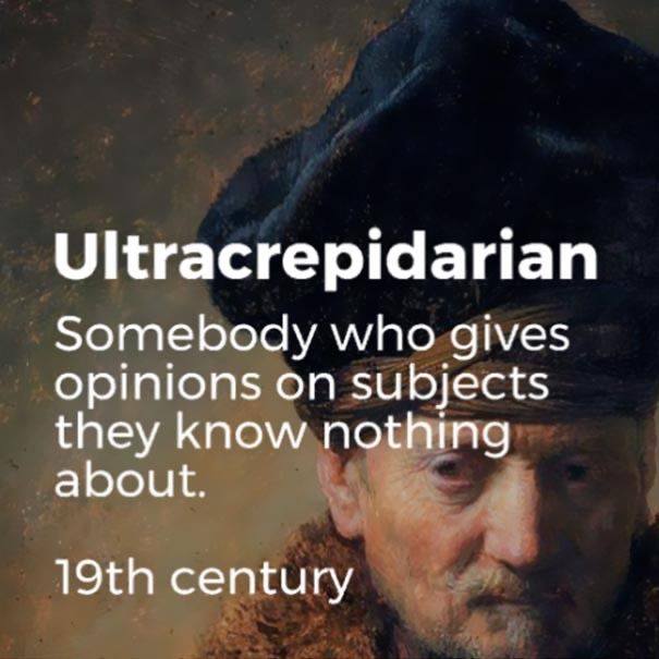 ultracrepedarian